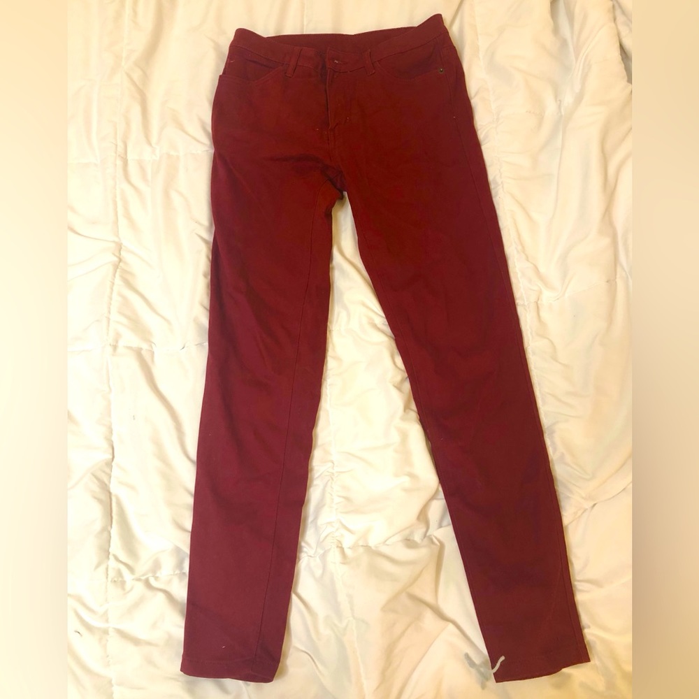 Red Skinny Jeans